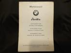 Supplement bij de handleiding van een BMW Isetta, Eng/Fr/Sp., Ophalen of Verzenden