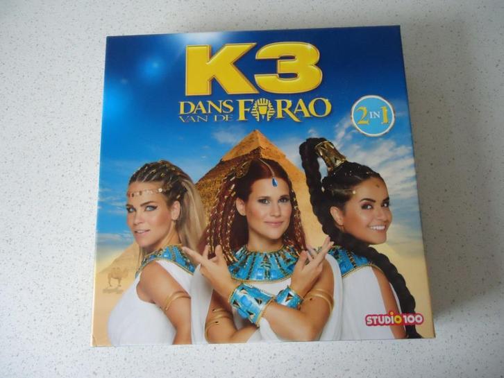 K3 Dans Van De Farao (2 in 1) als Nieuw !!, Hobby & Loisirs créatifs, Jeux de société | Jeux de plateau, Utilisé, 1 ou 2 joueurs