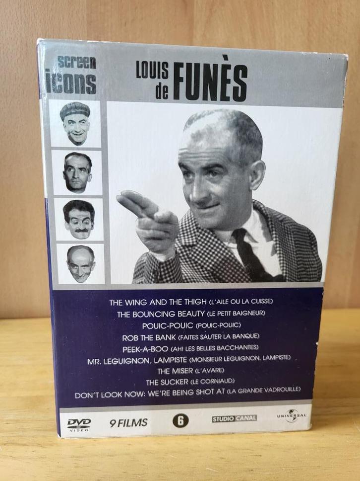 Coffret DVD Louis De Funès (9 films) – sous-titré en NL, CD & DVD, DVD | Comédie, Autres genres, Coffret, Tous les âges, Enlèvement