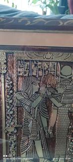 Egyptische plaat omkaderd, Huis en Inrichting, Woonaccessoires | Boeddhabeelden, Ophalen, Zo goed als nieuw