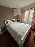 Wit tweepersoons bed te koop, Huis en Inrichting, Slaapkamer | Bedden, Ophalen, Tweepersoons, Wit