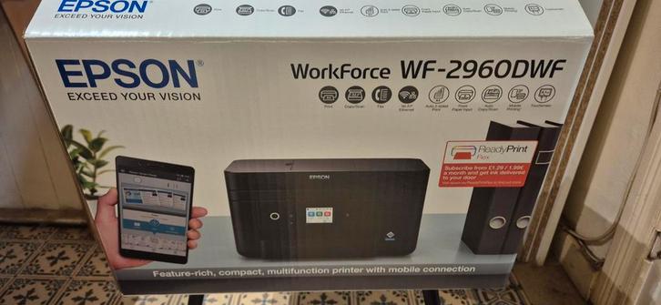 Epson WorkForce WF-2960DWF, Computers en Software, Printers, Gebruikt, Faxen, Scannen, Ophalen of Verzenden