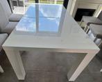 Table TORESUND blanc brillant 180x90 cm plexiglass 3mm, Ophalen, Blanc brillant, 50 tot 100 cm, Zo goed als nieuw
