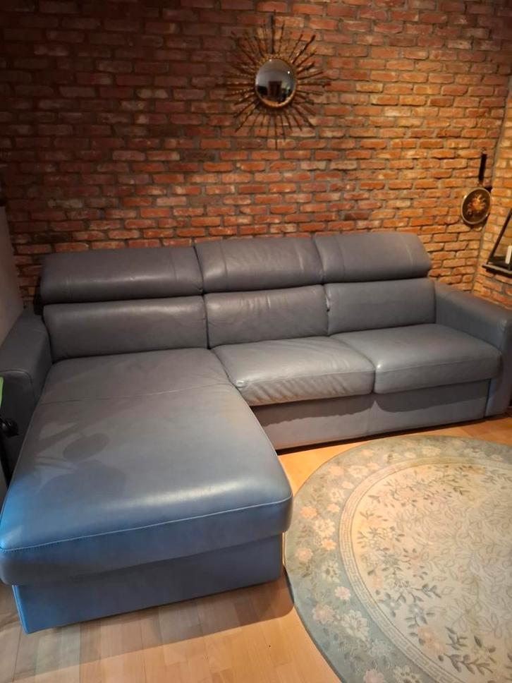 Zetel met bed functie en matras, Huis en Inrichting, Slaapkamer | Slaapbanken, Ophalen