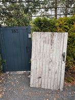 Meranti tuinpoort, Tuin en Terras, Ophalen, Gebruikt, Hout