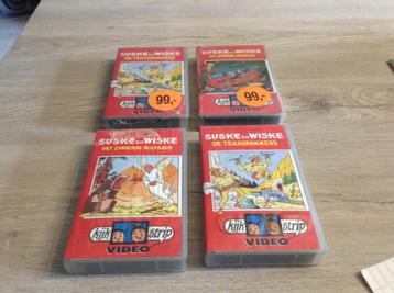 Suske en Wiske verschillende VHS banden (1991) beschikbaar voor biedingen