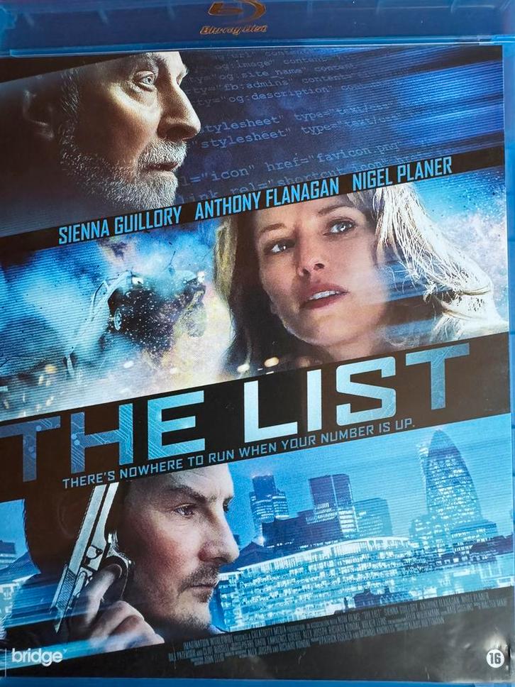 THE LIST BLUE RAY, Cd's en Dvd's, Blu-ray, Zo goed als nieuw, Actie, Ophalen of Verzenden