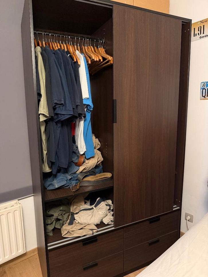 Garde robe TRYSIL IKEA, Maison & Meubles, Armoires | Penderies & Garde-robes, Utilisé, 200 cm ou plus, 100 à 150 cm, 50 à 75 cm