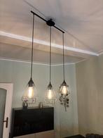 Ophanging in goede staat, Huis en Inrichting, Lampen | Kroonluchters, Ophalen, Zo goed als nieuw, Glas