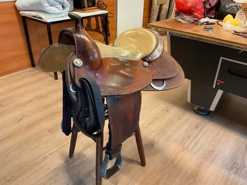 Deuber & Partner Westernzadel, Dieren en Toebehoren, Paarden en Pony's | Zadels, Gebruikt, Western, Ophalen