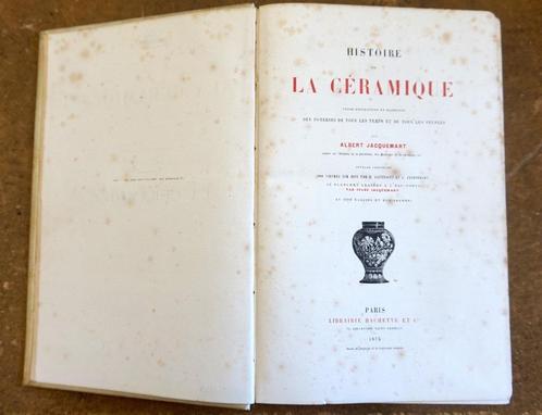 Boek: History of Ceramics - 1873, Antiek en Kunst, Antiek | Boeken en Manuscripten, Ophalen of Verzenden