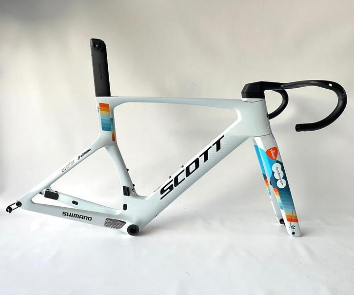 Scott Foil RC HMX Disc frameset - Maat S - Team PostNL DSM, Fietsen en Brommers, Fietsonderdelen, Gebruikt, Racefiets, Frame, Ophalen of Verzenden