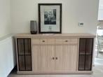 eettafel met 6 stoelen en dressoir, Ophalen, Zo goed als nieuw, 6 tot 8 stoelen