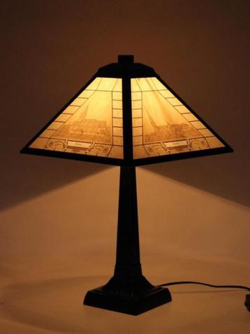 Exclusieve Art Deco schemerlamp met certificaat - Lochristi beschikbaar voor biedingen