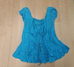 Blauwe topje maat XL, Blauw, Maat 46/48 (XL) of groter, Ophalen of Verzenden, Zonder mouw