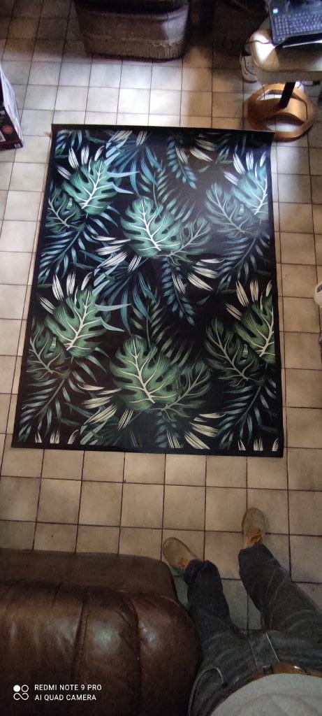 Tapis de sol en vinyle motif jungle Beaumont, Maison & Meubles, Ameublement | Tapis & Moquettes, Comme neuf, 100 à 150 cm, 150 à 200 cm