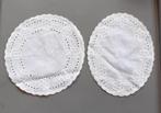 2 napperons coton broderie anglaise, Enlèvement ou Envoi