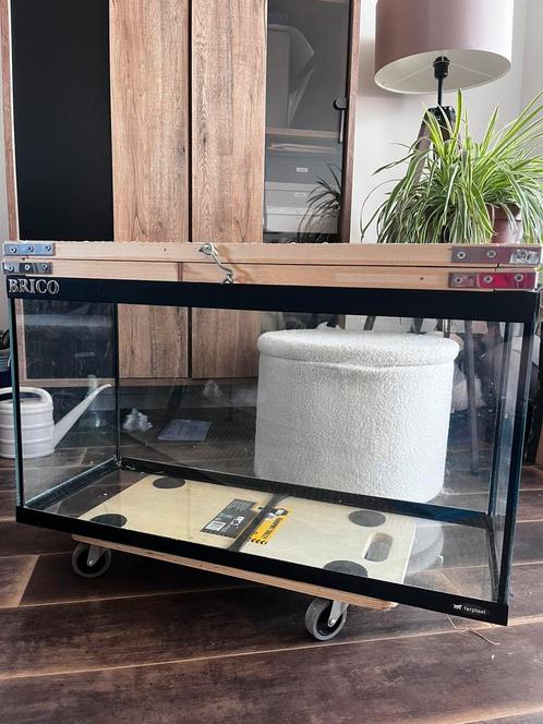 Hamsterkooi aquarium met deksel, Dieren en Toebehoren, Knaagdieren en Konijnen | Hokken en Kooien, Gebruikt, Kooi, 60 tot 90 cm