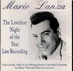cd    /   Mario Lanza – The Loveliest Night Of The Year Live, Enlèvement ou Envoi