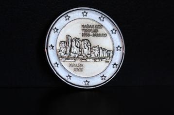 Malta 2017 - Editie 2: Hagar Qim Temple, Postzegels en Munten, Munten | Europa | Euromunten, Verzenden, Malta, 2 euro, Setje