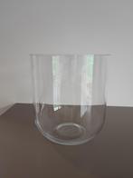 Vaas in 5 mm dik glas, 22 cm hoog en 19 cm breed., Ophalen, Overige kleuren, Nieuw, Glas