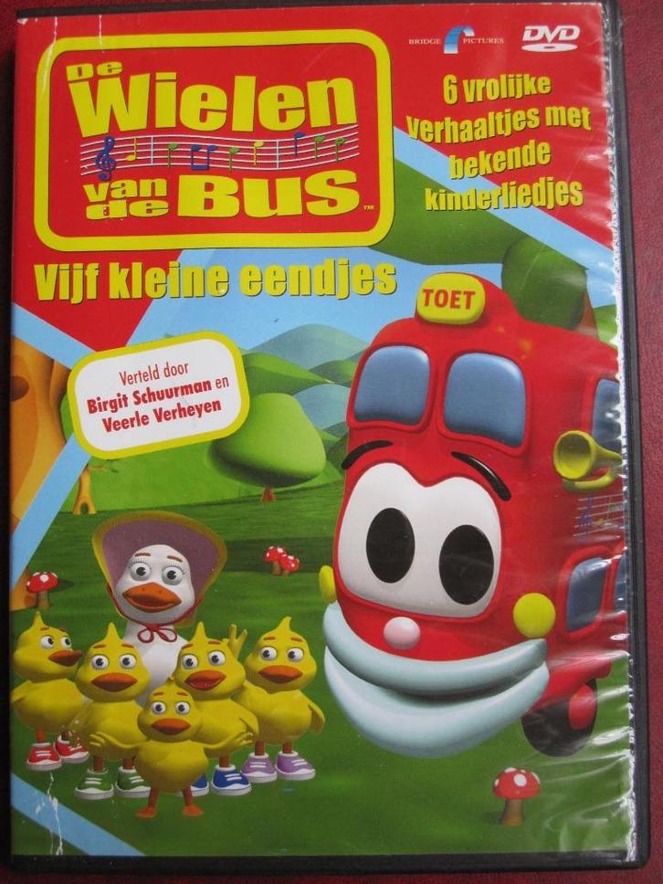 De wielen van de bus - Vijf kleine eendjes, Cd's en Dvd's, Dvd's | Kinderen en Jeugd, Zo goed als nieuw, Tv fictie, Avontuur, Alle leeftijden
