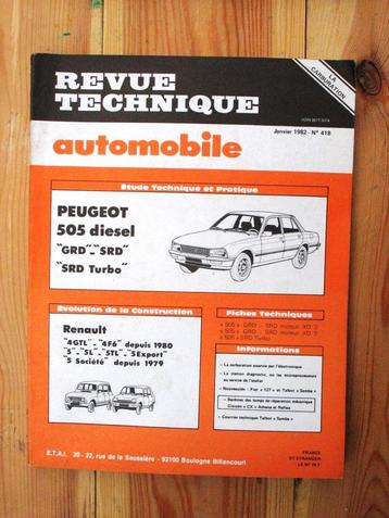 RTA - PEUGEOT 505 DIESEL, Enlèvement ou Envoi