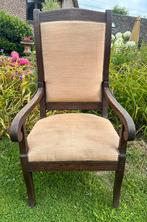 Fauteuil uit een uniek stuk, gemaakt door een meubelmaker, Antiek en Kunst