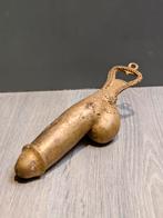 Phallus en laiton ou en bronze, Ophalen, Brons