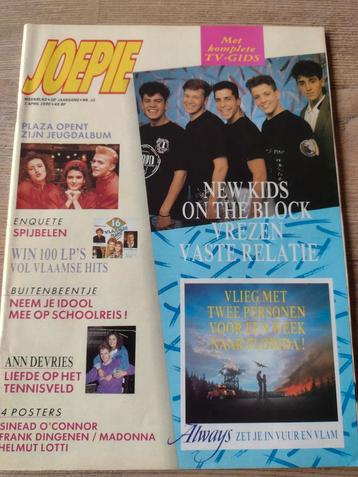 JOEPIE MAGAZINE 1990: NEW KIDS ON THE BLOCK-DEPECHE MODE  beschikbaar voor biedingen