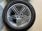 R19 Porsche Macan-velgen + Michelin-banden (4 seizoenen), Auto-onderdelen, Banden en Velgen, All Season, Band(en), Ophalen, 19 inch