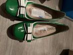 Prachtige groene dames schoenen maat 37, Comme neuf, Vert, Ballerines, Enlèvement