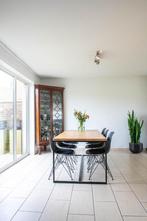Trendy eettafel voor eetkamer of keuken, Huis en Inrichting, Ophalen, Eikenhout, 50 tot 100 cm, Vijf personen of meer