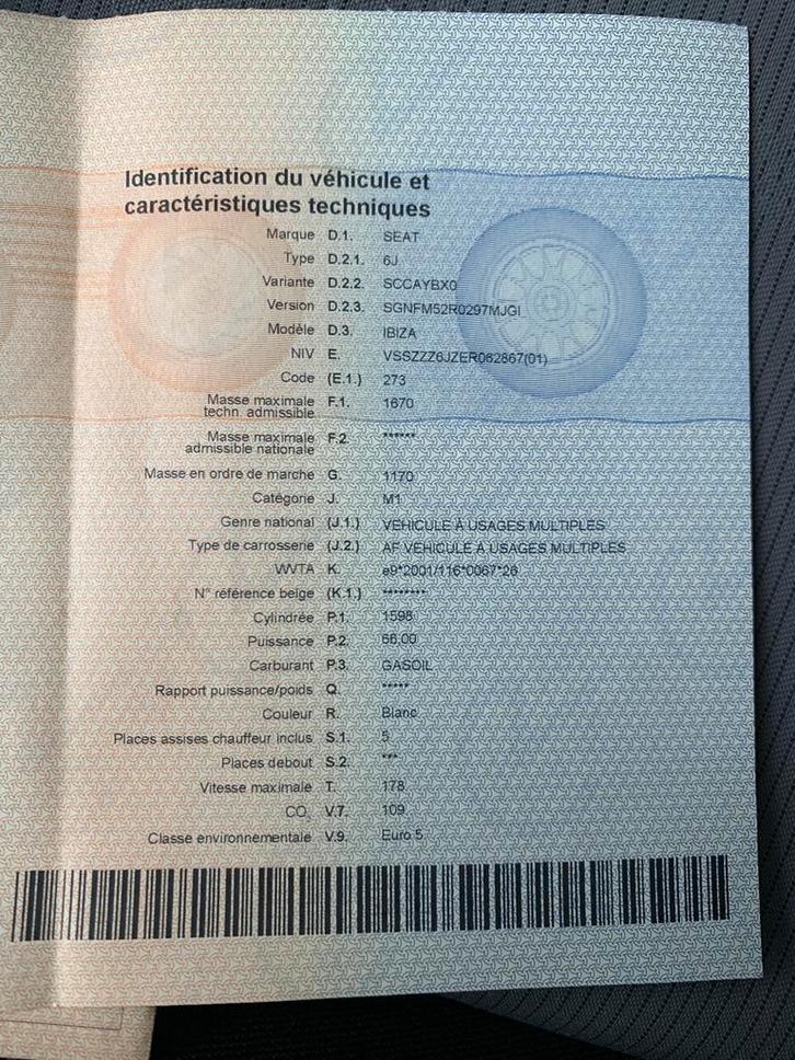 Seat Ibiza, Auto's, Seat, Particulier, Ibiza, Elektrische ramen, Diesel, Euro 5, Berline, 5 deurs, Handgeschakeld, Wit, Overige kleuren