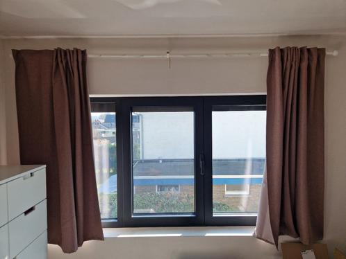 gordijnen IKEA reeds ingelegd (2 stuks 163cm hx 150cm b), Huis en Inrichting, Stoffering | Gordijnen en Lamellen, Zo goed als nieuw