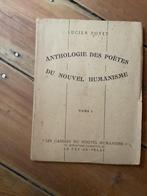 Anthologie des poètes du nouvel humanisme ( vol 1) Lucien Po, Utilisé, Enlèvement ou Envoi