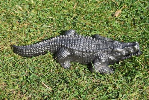 Superbe crocodile en fonte d'aluminium, Maison & Meubles, Maison & Meubles | Autre, Neuf, Enlèvement ou Envoi