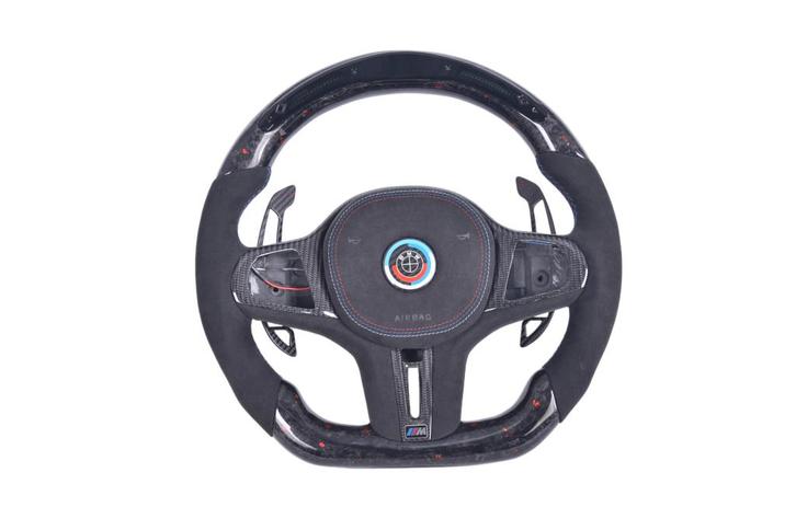 BMW M3/M4 G80 G82 forged carbon & Alcantara LED sportstuur, Auto-onderdelen, Besturing, BMW, Nieuw, Verzenden