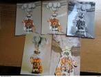 5 postkaarten Brussel, Manneken Pis (Gille de Binche), Ophalen of Verzenden, Ongelopen, Brussel (Gewest)