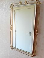 Vintage rechthoekige spiegel, Rectangulaire, Moins de 50 cm, Enlèvement, Utilisé