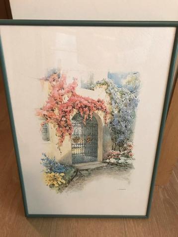 Schilderij onder lijst, J. Koelher beschikbaar voor biedingen