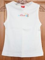 Wit topje van s.Oliver - maat 92 - 98, Kinderen en Baby's, Meisje, Ophalen of Verzenden, Zo goed als nieuw, Shirt of Longsleeve