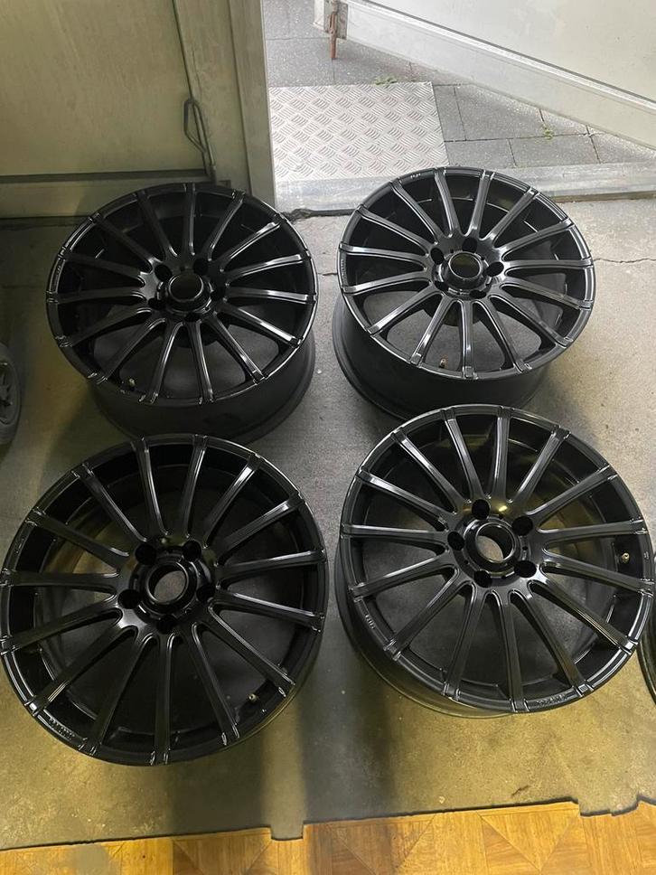 Bmw velgen 18 inch/velgen/5x120 velgen/zwarte velgen, Auto diversen, Wieldoppen, Zo goed als nieuw, Ophalen