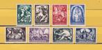 Nr. 653/660 MNH 1944 TB postzegels - Bell legends, Verzenden, Orginele gom, Postfris, Postfris