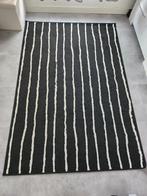 tapis moderne blanc noir, 150 à 200 cm, Comme neuf, Noir, 100 à 150 cm