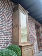 Eiken buffetkast/vitrinekast, Ophalen, Met deur(en), 200 cm of meer, Eikenhout