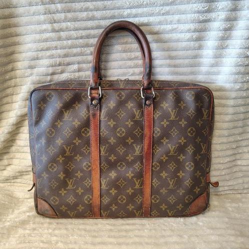 Louis Vuitton aktetas VINTAGE valies koffer, Antiek en Kunst, Antiek | Kleding en Textiel, Dames, Heren, Ophalen of Verzenden