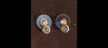 14K Gold rollplated 1/20 over 925 Sterling Silver Opal tripl beschikbaar voor biedingen