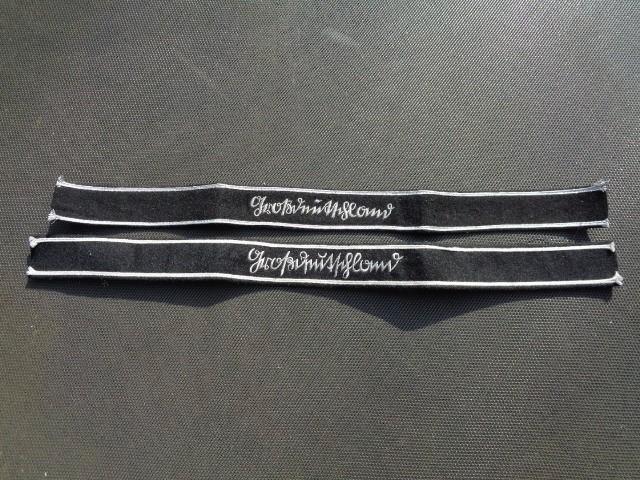 Replica armbanden elite eenheid Gr D. , WO2, Verzamelen, Militaria | Tweede Wereldoorlog, Landmacht, Lintje, Medaille of Wings