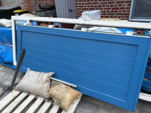 Porte d'entrée PVC avec imposte, Doe-het-zelf en Bouw, Raamkozijnen en Schuifdeuren, Gebruikt, Overige typen, Kunststof, Ophalen